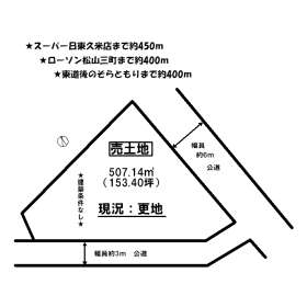 松山市北久米町 土地