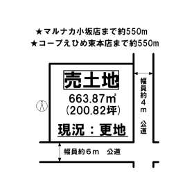松山市枝松４丁目 土地