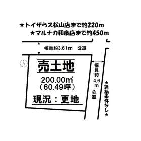 松山市朝生田町７丁目 土地