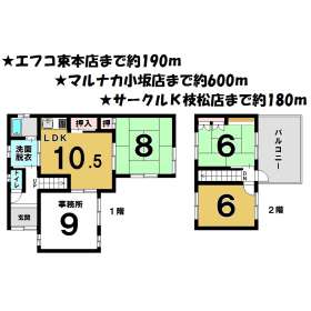 松山市枝松２丁目 中古一戸建て