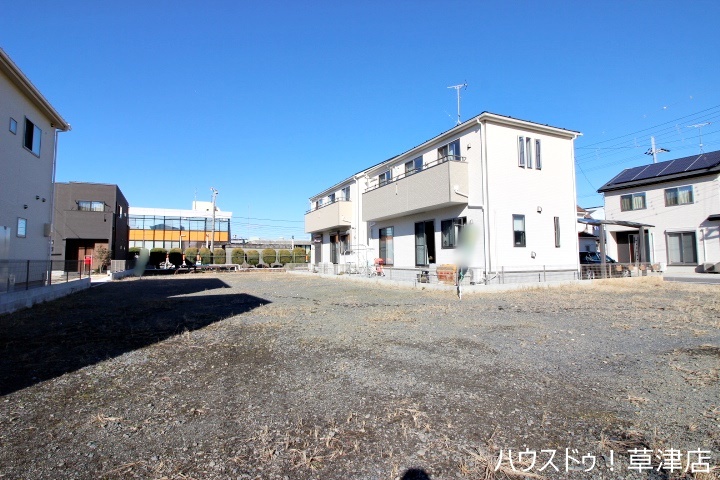 【外観写真】
全8区画・建築条件なし・2WAYアクセス可(JR守山駅徒歩14分・栗東駅徒歩20分)