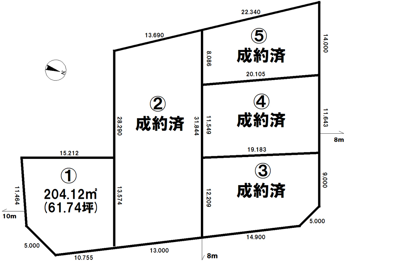 分譲区画マップ