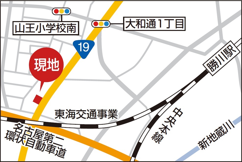 現地案内図