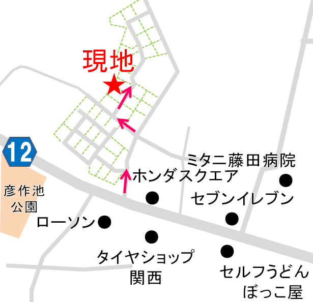 現地案内図