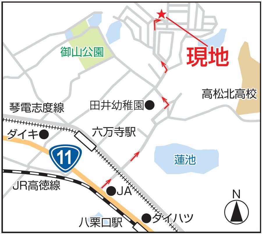 現地案内図