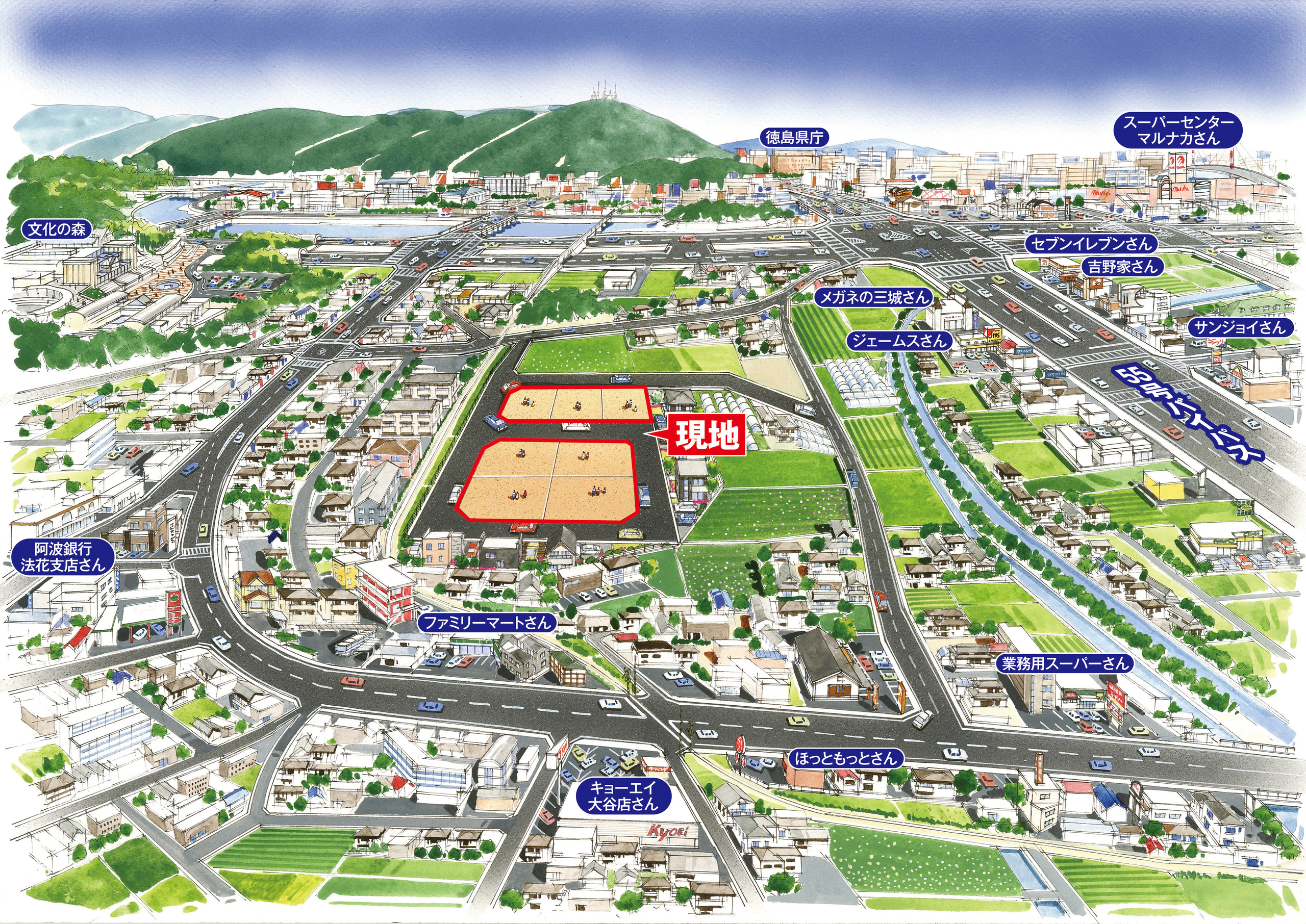 現地案内図