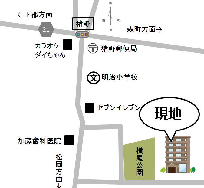 現地案内図