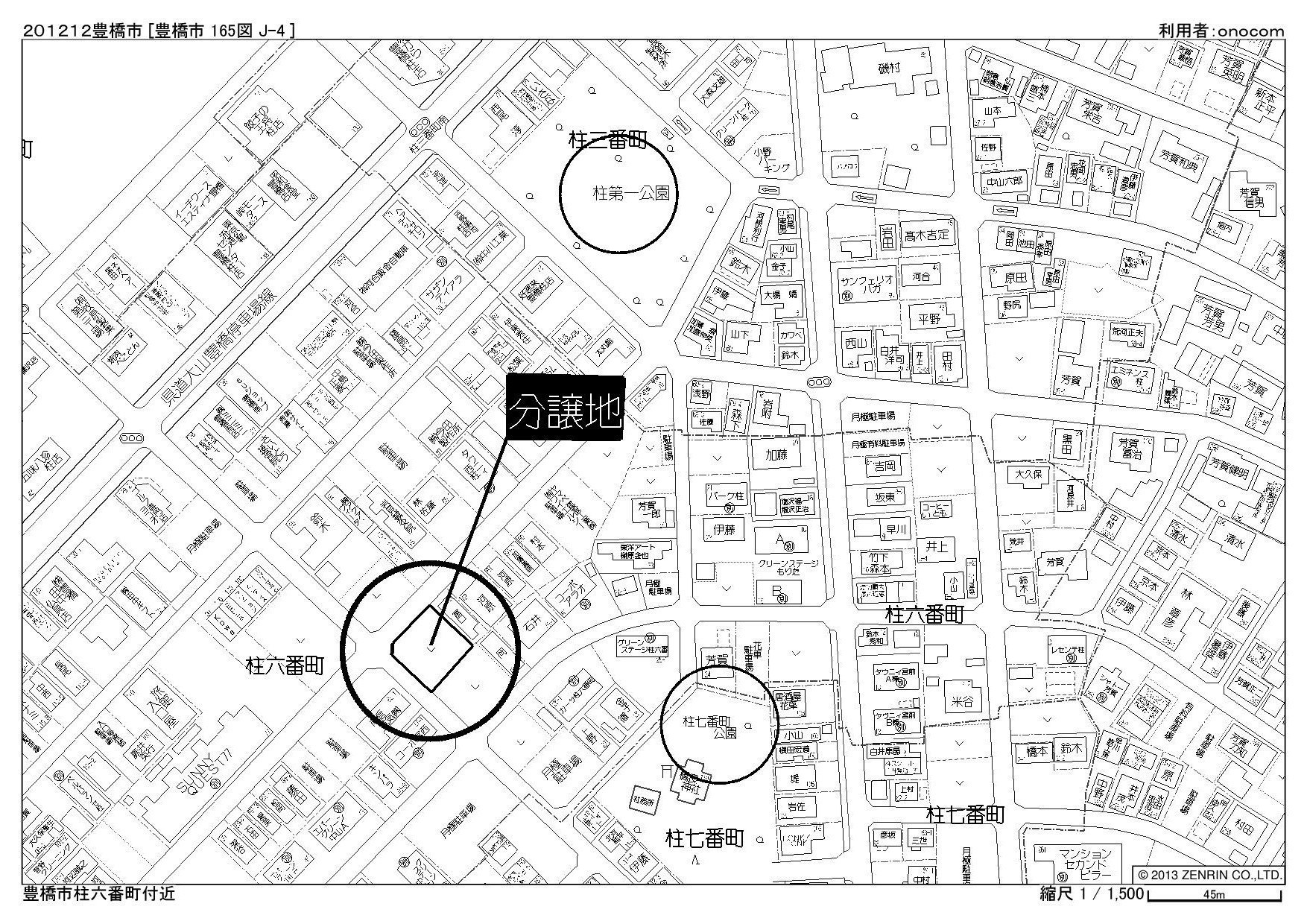 現地案内図