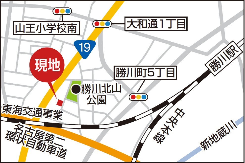 現地案内図