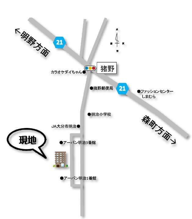 現地案内図