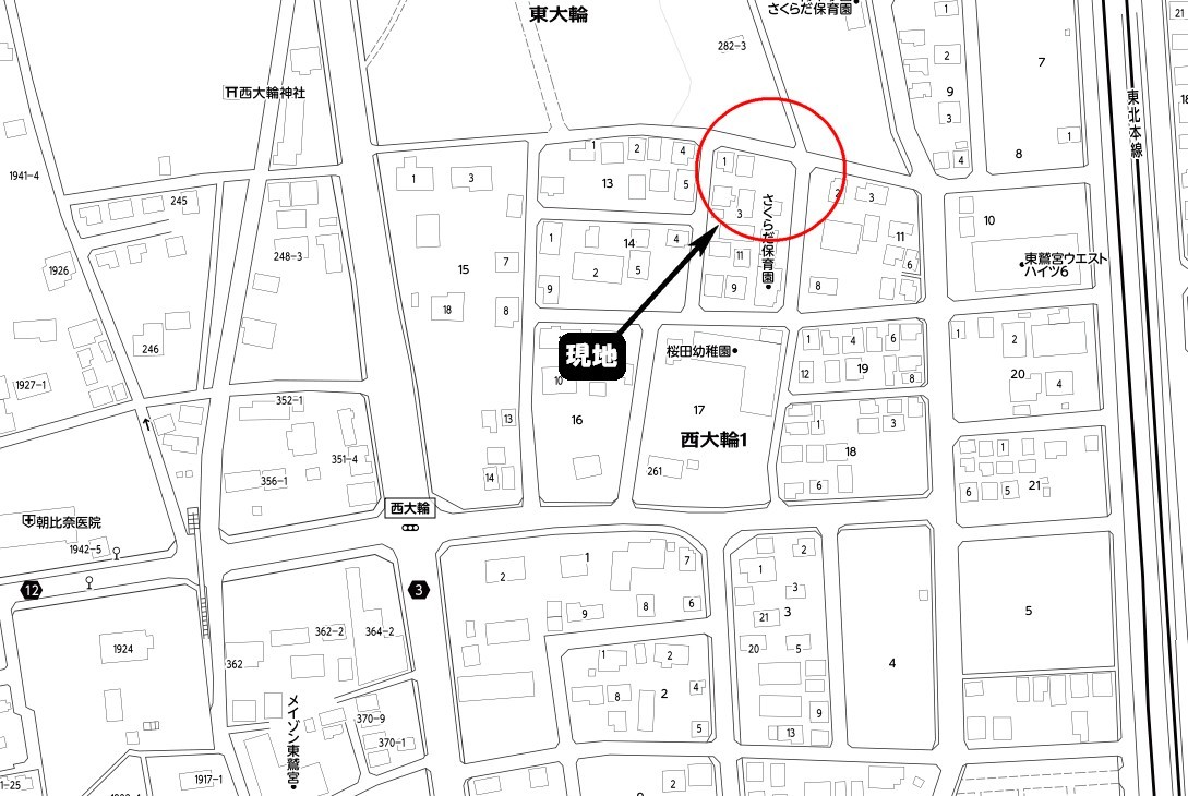 現地案内図