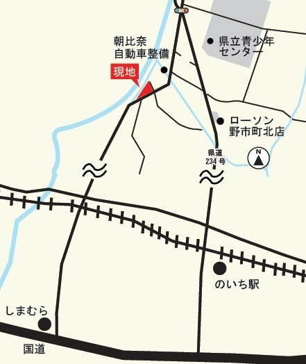 現地案内図