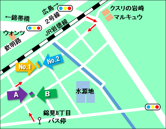 現地案内図