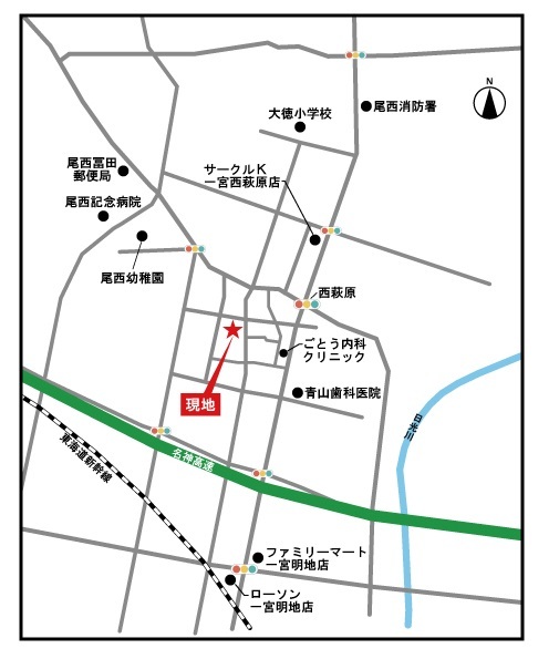 現地案内図