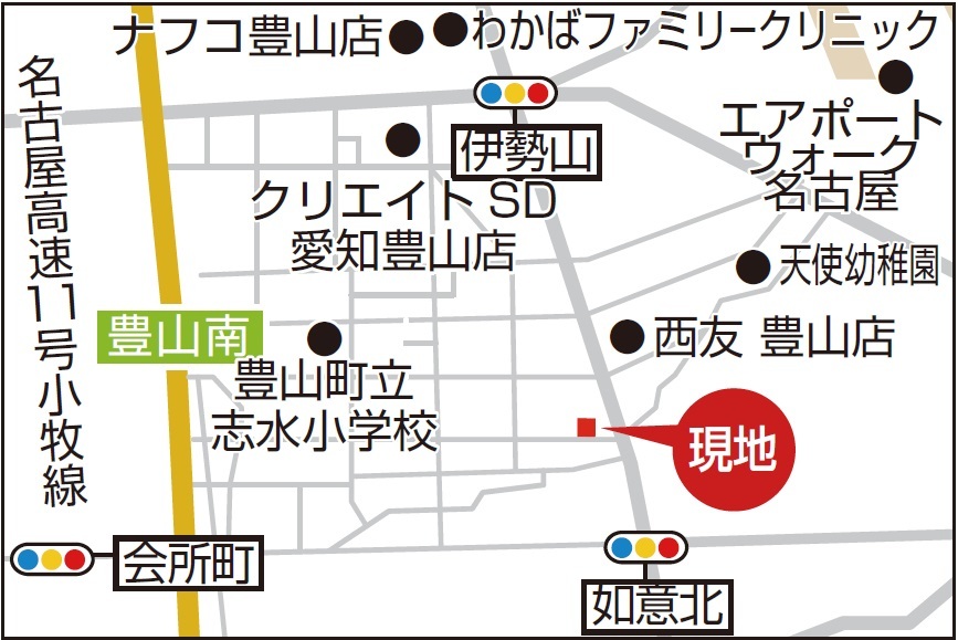 現地案内図