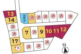 売土地 富士宮市野中 全21区画 9号地