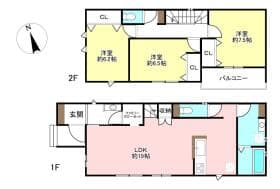 新築戸建 蟹江町大字須成字松下 全4棟 1号棟