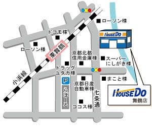 ハウスドゥ  舞鶴の地図