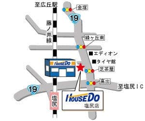 ハウスドゥ  塩尻の地図