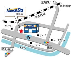 ハウスドゥ  瑞浪の地図