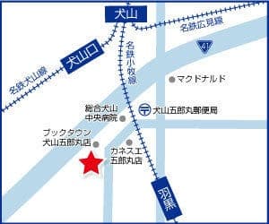 ハウスドゥ  犬山の地図