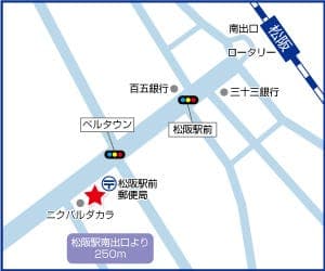 ハウスドゥ  松阪花岡の地図