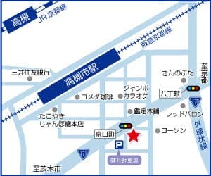 ハウスドゥ  阪急高槻南の地図