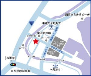 ハウスドゥ  家・不動産買取専門店  与那原西原の地図