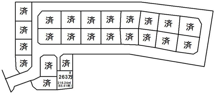 区画割り図