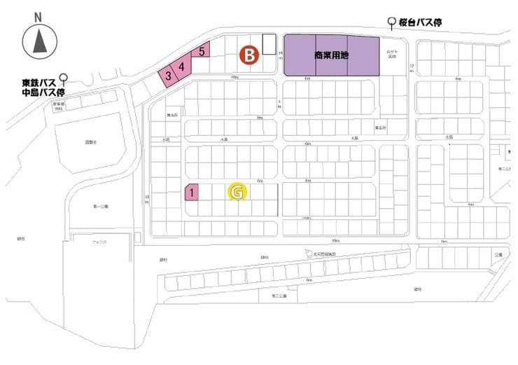 区画割り図