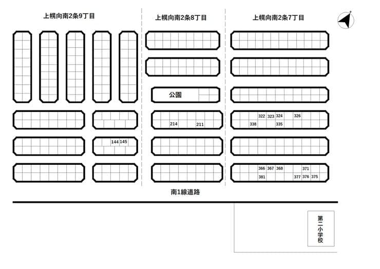 区画割り図