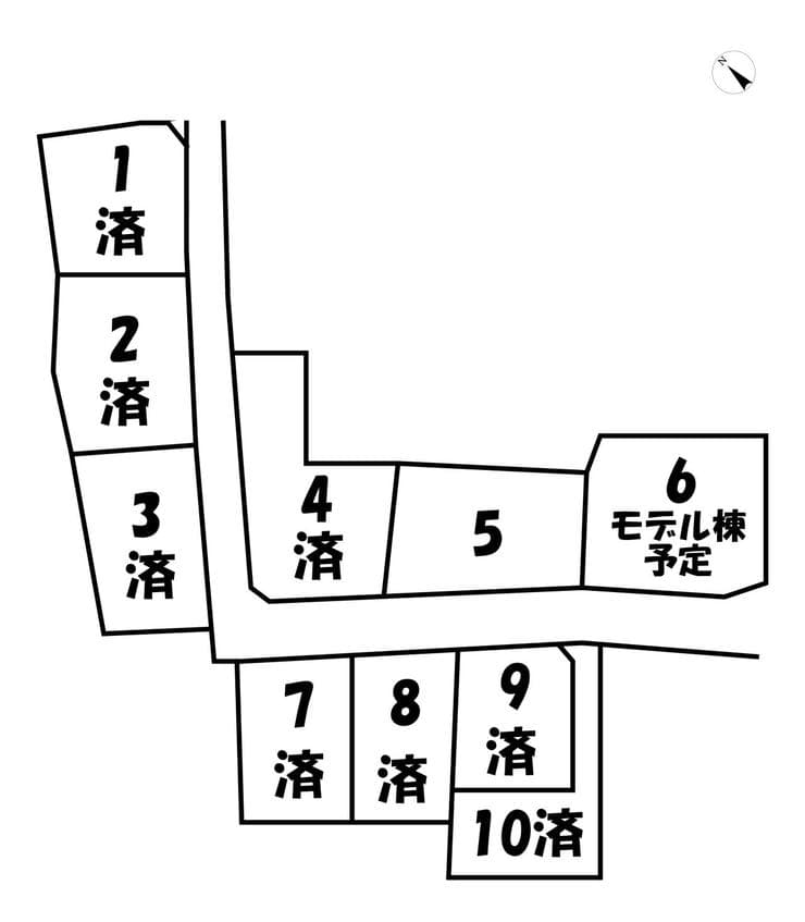 区画割り図
