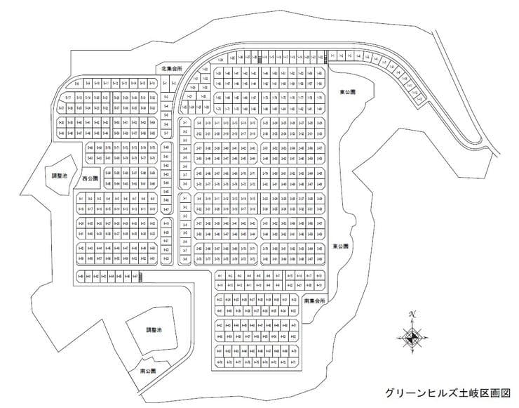 区画割り図