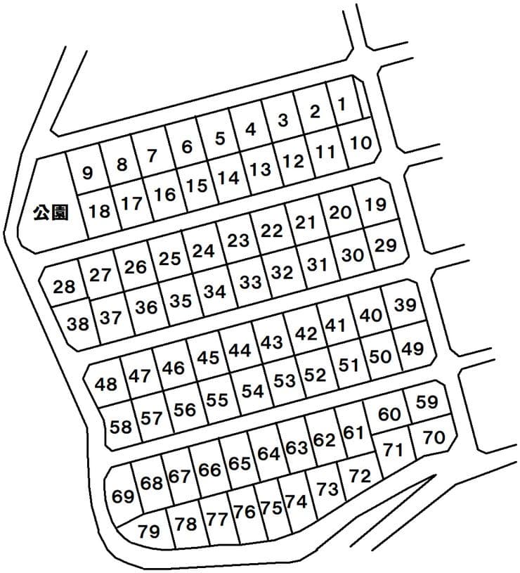区画割り図