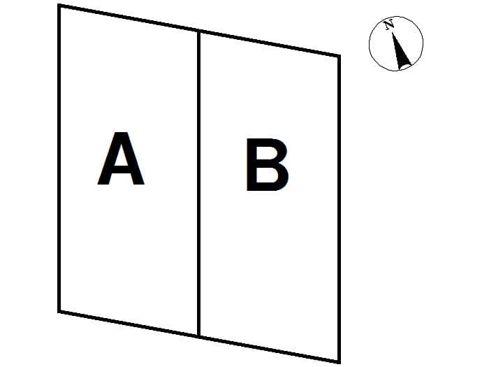 区画割り図