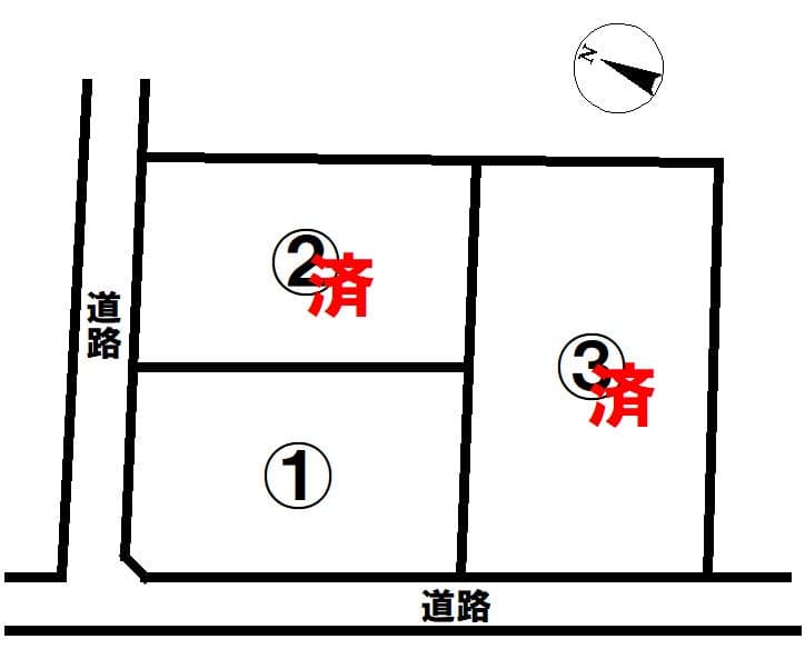 区画割り図