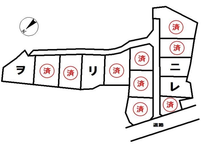 区画割り図