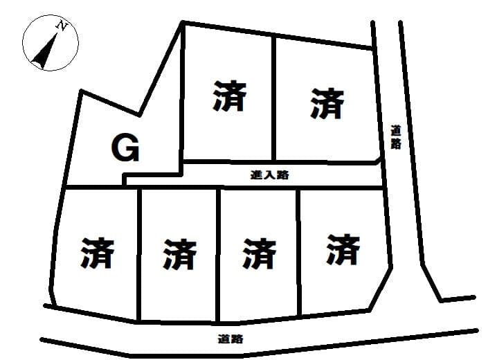 区画割り図