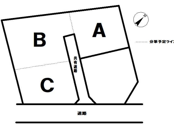 区画割り図