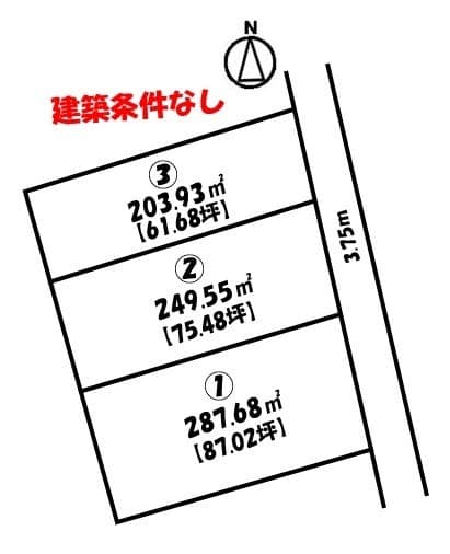 区画割り図