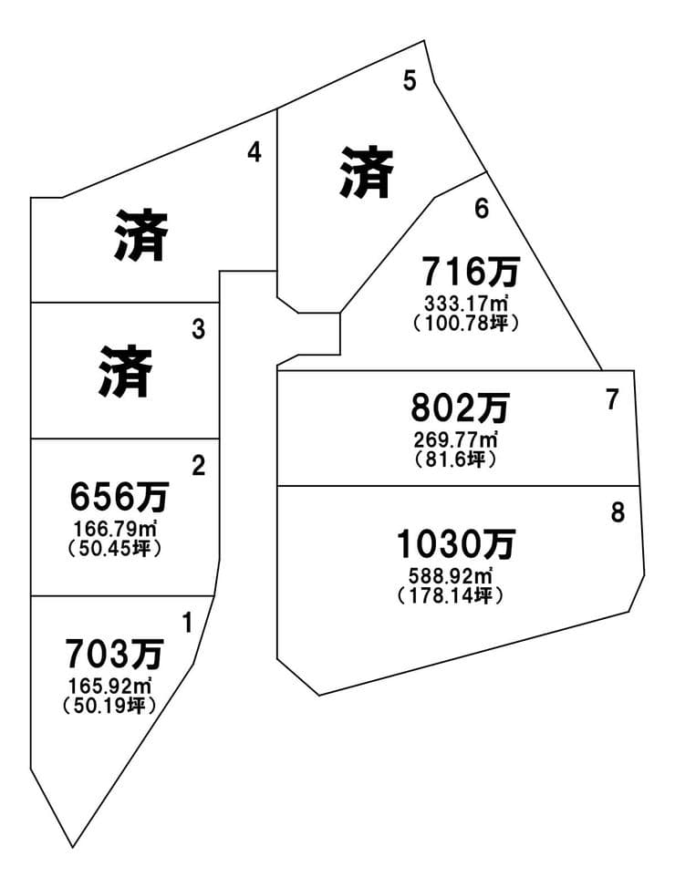 区画割り図