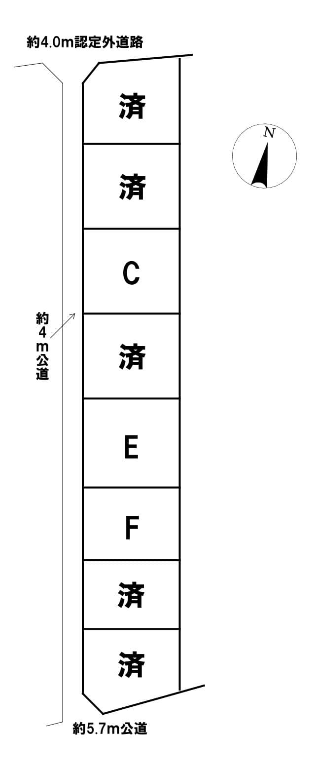 区画割り図