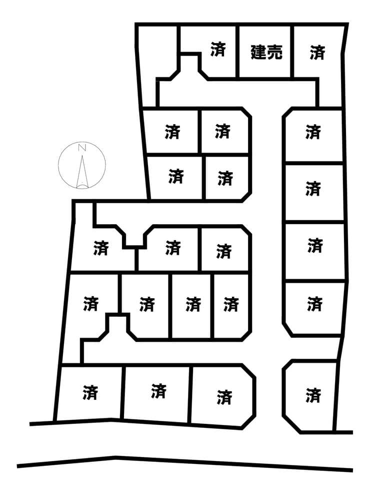 区画割り図
