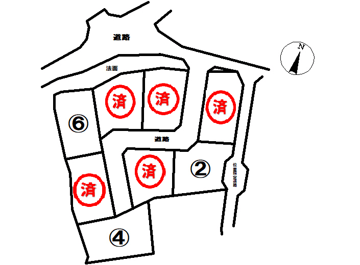 区画割り図