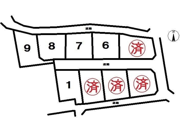 区画割り図
