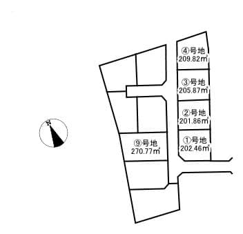 区画割り図