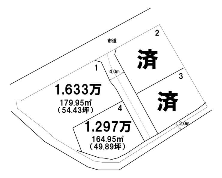 区画割り図