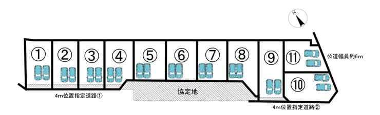 区画割り図