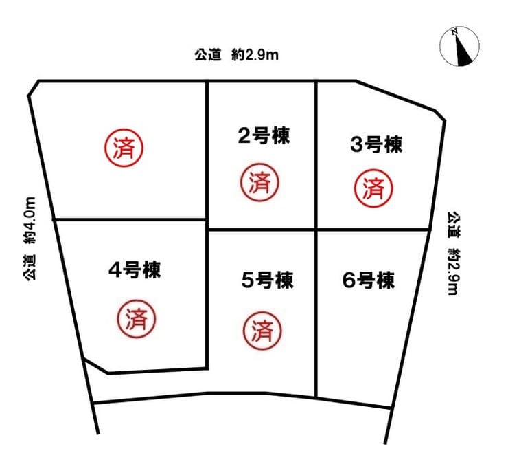 区画割り図