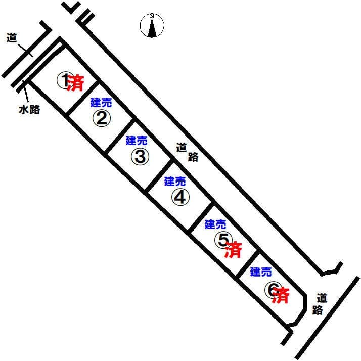 区画割り図